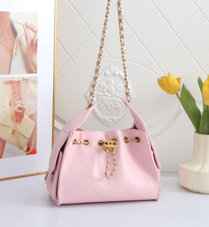CC 25 Small Hobo Handbag Gold-Tone Logo