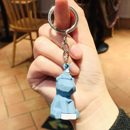 Cut Dinosaur Bag Cute Cartoon Doll Keychain Pendant