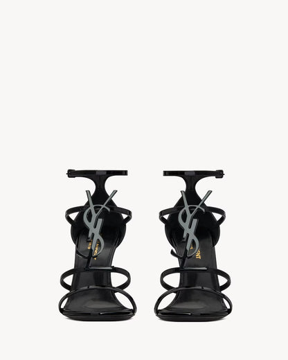 High Quality Cassandra sandals in patent leather 10CM With Box