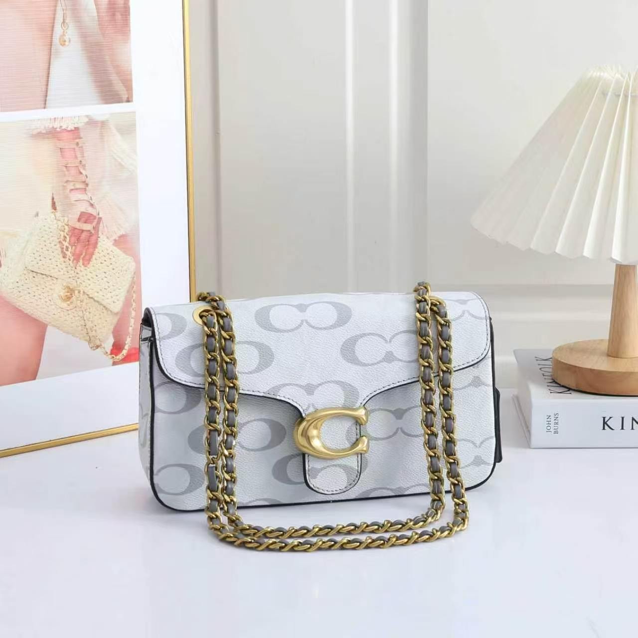Signature Monogram Shoulder Bag
