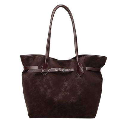 Retro Large Capacity Tote Bag For Women