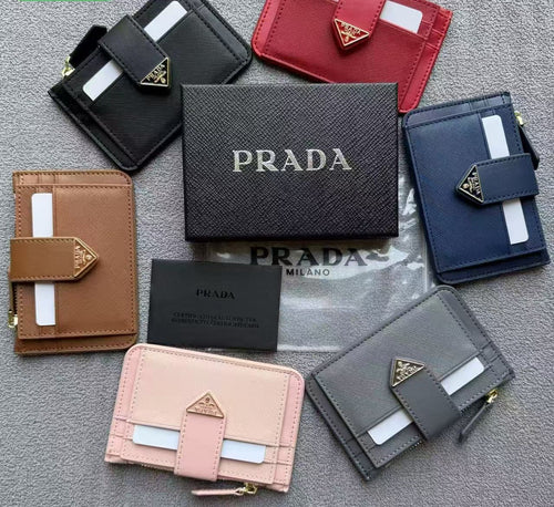 P Leather Card Holder
