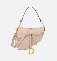 Powder Beige Grained Calfskin