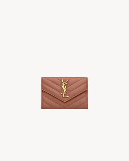 CASSANDRE FRAGMENTS FLAP CARD CASE IN LAMBSKIN