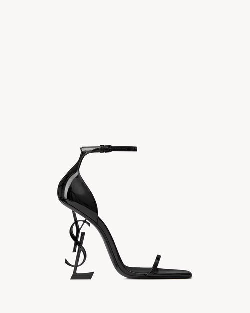 Opyum Sandals In Patent Leather 11cm With Box