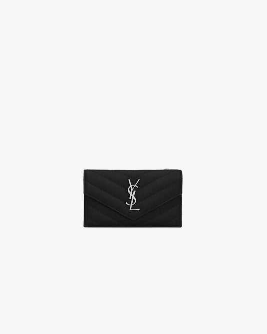 CASSANDRE FRAGMENTS FLAP CARD CASE IN LAMBSKIN