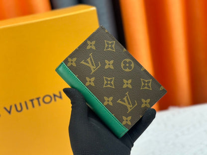 Monogram Passport Cover Colored