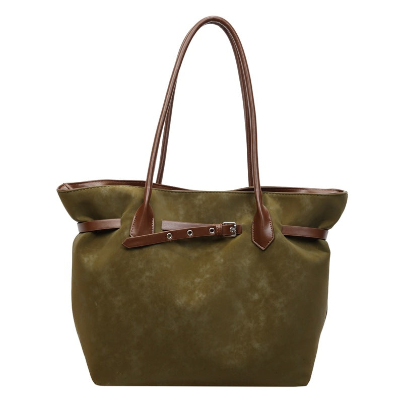 Retro Large Capacity Tote Bag For Women