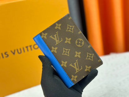 Monogram Passport Cover Colored