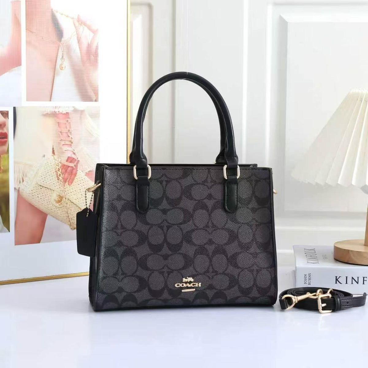 C Monogram Pattern Handbag