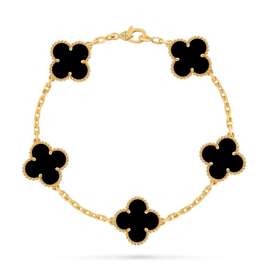 Vintage Alhambra bracelet, 5 motifs