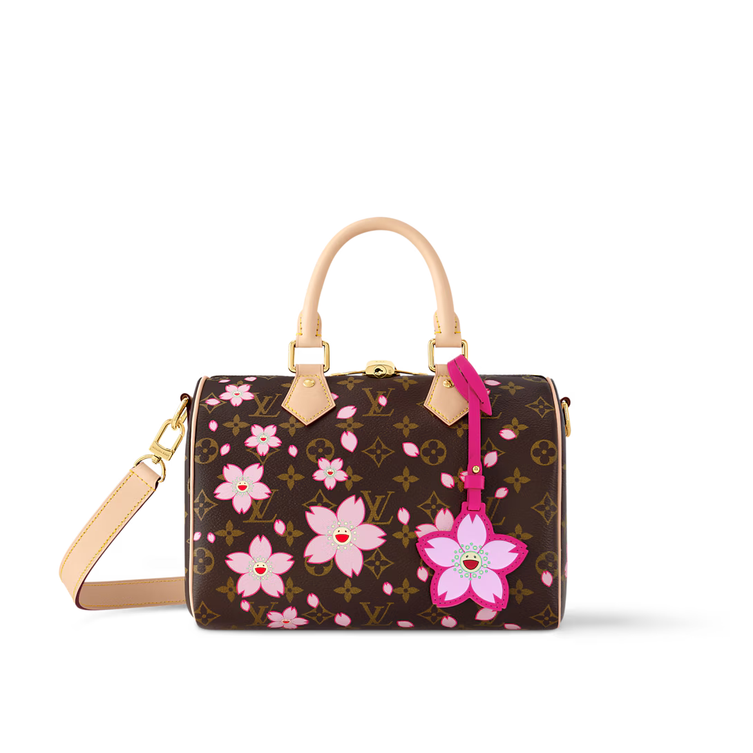 LV x TM Speedy Bandoulière 25 With Box